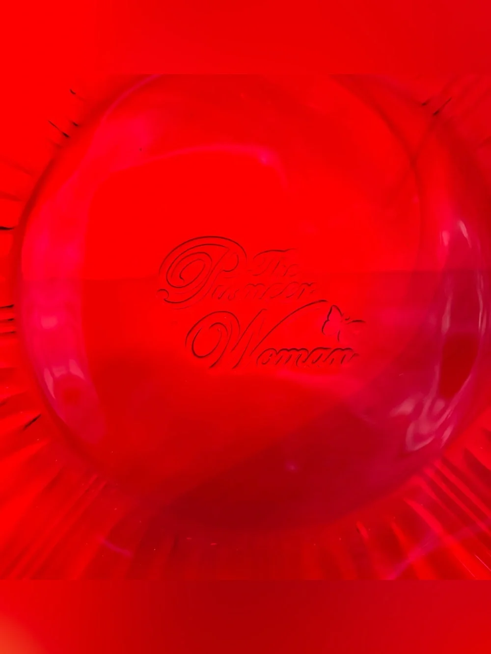 Pioneer Woman Glass Lg Serving Bowl Adeline 9